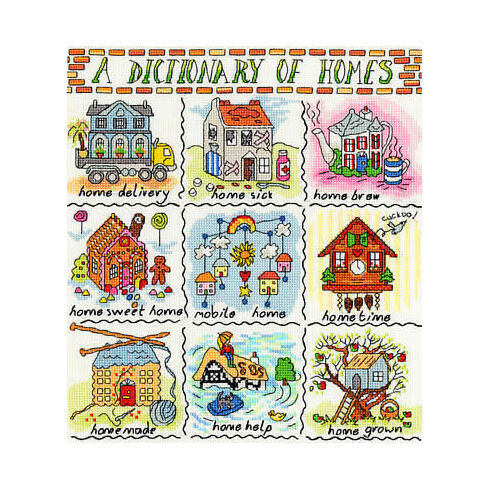 Dictionary of Homes Cross Stitch Kit