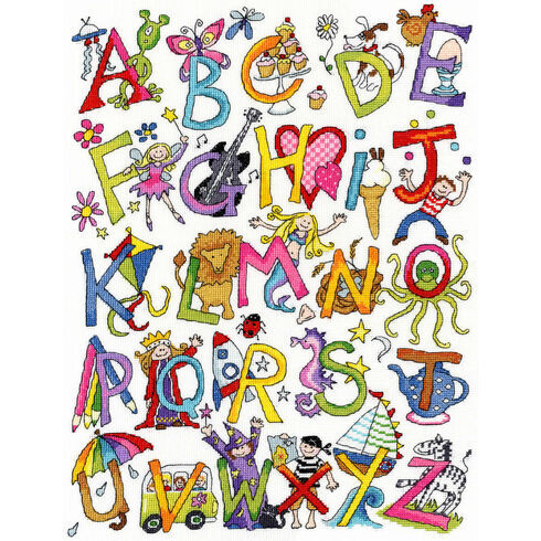 Alphabet Fun Cross Stitch Kit