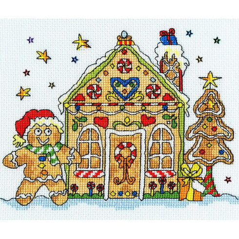 Sew Dinky Gingerbread House Cross Stitch Kit