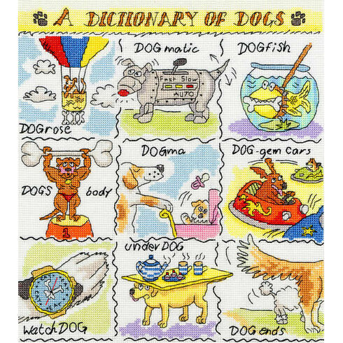 Dictionary of Dogs Cross Stitch Kit