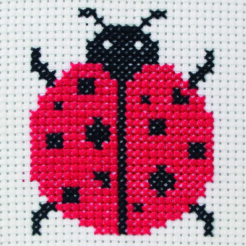 Ladybird Cross Stitch Kit