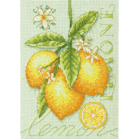 Lemons Cross Stitch Kit