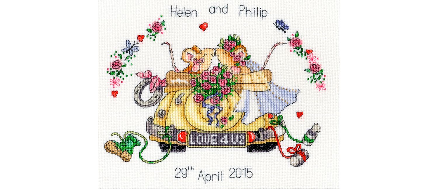 Just Married (Margaret Sherry) Cross Stitch Kit only £26.10