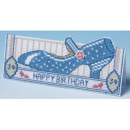 Birthday Shoe Card 3D Cross Stitch Kit