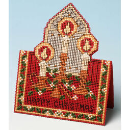 Christmas Lights Card 3D Cross Stitch Kit