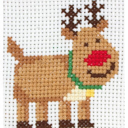 Rudolph Cross Stitch Kit