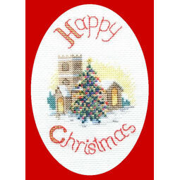 Midnight Mass Christmas Card Cross Stitch Kit