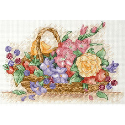 Flower Basket Cross Stitch Starter Kit