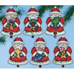 Santa's Gifts Christmas Ornament Cross Stitch Kit