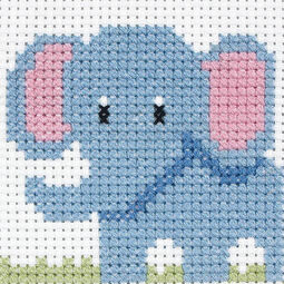 Children's Elephant Cross Stitch Kit