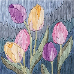 Tulips Long Stitch Kit
