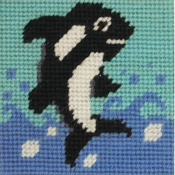 Orca Whale Tapestry Kit