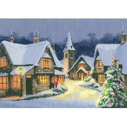 Christmas Village Cross Stitch Kit