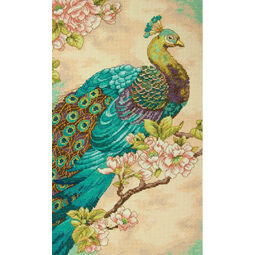 Indian Peacock Cross Stitch Kit