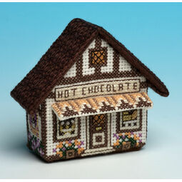 Hot Chocolate 3D Fridge Magnet Cross Stitch Kit