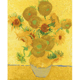 Van Gogh - Sunflowers Cross Stitch Kit