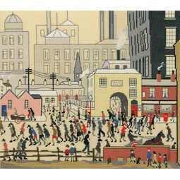 Lowry - Coming From The Mill Cross Stitch Kit