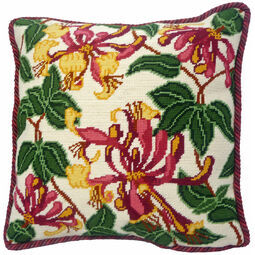 Pink Honeysuckle Tapestry Cushion Front Kit