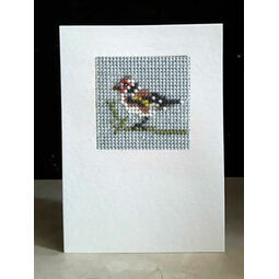Goldfinch Mini Beadwork Embroidery Card Kit