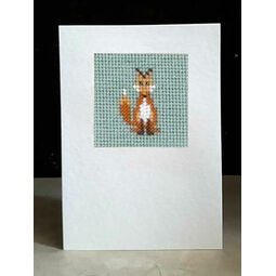 Foxy Whiskers Mini Beadwork Embroidery Card Kit