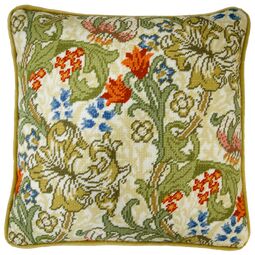 Golden Lily Flower Tapestry Panel Kit