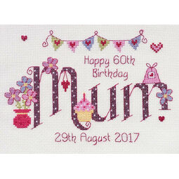 Mum Birthday Cross Stitch Kit