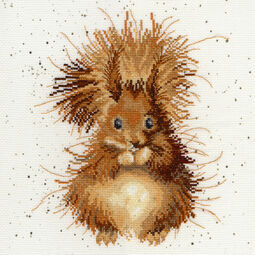 The Nutcracker Squirrel Cross Stitch Kit