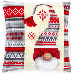 Christmas Elf 2 Chunky Cross Stitch Cushion Panel Kit
