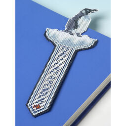 Chill Like A Penguin 3D Bookmark Cross Stitch Kit
