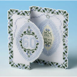 60th Diamond Anniversary 3D Cross Stitch Card Kit