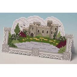 Castle Card 3D Cross Stitch Kit