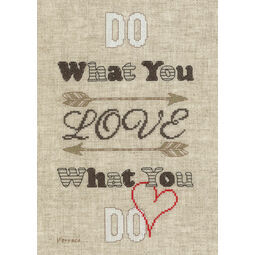 Do What You Love Cross Stitch Kit