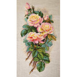 Vintage Roses Cross Stitch Kit