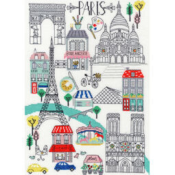 Love Paris Cross Stitch Kit