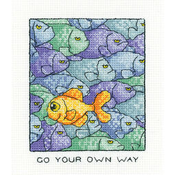 Go Your Own Way Cross Stitch Kit