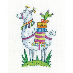 Llama Cross Stitch Kit by Karen Carter