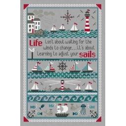 Adjust Your Sails Cross Stitch Kit
