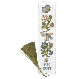 Rose And Cornflower Bookmark Cross Stitch Kit