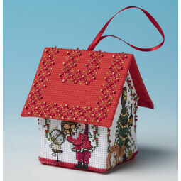 Planning The Route Santa House Cross Stitch Kit