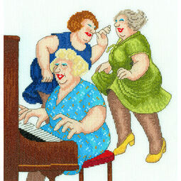 Beryl Cook Song And Dance Cross Stitch Kit