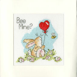 Bee Mine? Cross Stitch Card Kit