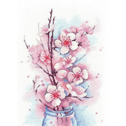 Apple Blossom Cross Stitch Kit