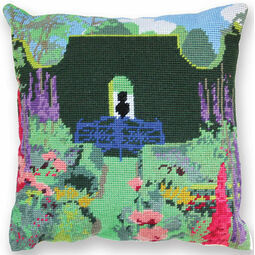 The Sundial Garden Herb Pillow Tapestry Kit