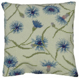 Cornflower Herb Pillow Tapestry Kit