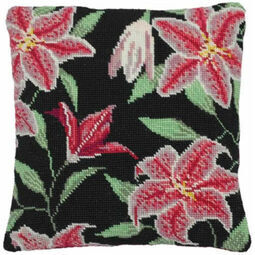 Stargazer Lily Herb Pillow Tapestry Kit
