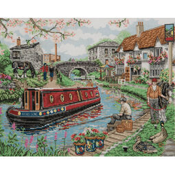 Country Canal Cross Stitch Kit