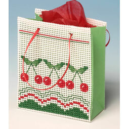 Cherries Gift Bag 3D Cross Stitch Kit