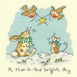 Star In The Bright Sky Cross Stitch Kit