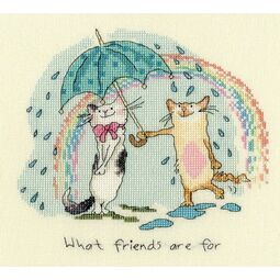 What Friends Are For Cross Stitch Kit