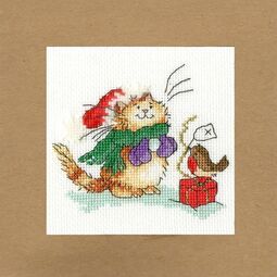 Just For You Cross Stitch Christmas Card Kit